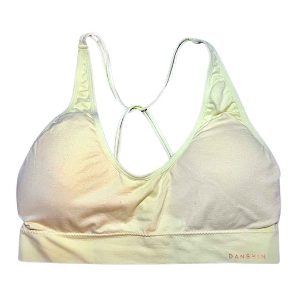 DANSKIN Light Yellow‎ Sports Bra